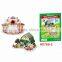 Mini cardboard toy house from 3D jigsaw puzzle china toy factory