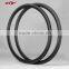 china full carbon gloss / matte finish 700c tubular rim