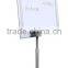 Various sizes available 12 mm silver aluminum frame with ABS corners office writing magnetic white board