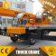 DORSON 8 ton truck crane with 40 m boom and 6.8m span distance