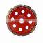 5 Inch Single Row Grinding Cup Wheel for Concrete and Epoxy Grinding Tools