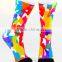 Funky seamless digital printing socks design your own socks