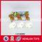 shantou new product eco-friendly soft plastic animal for baby bath toy 6pcs