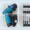 3.6Volt/4.8Volt Best selling cordless screwdriver with 18pcs bits in plastic carry case