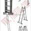 multi-purpose aluminum folding ladder with 4*3 steps