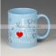 Wholesale Valentine's Day mugs white custom porcelain mug