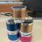 New Fashionable portable mini stereo bluetooth 2.1 speaker triple music dazzle color speaker waterproof bluetooth speaker