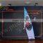 Straight tension fabric graghic display back wall
