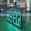 Outdoor waterproof 12 inch 7 segment led display gas station price signs indoor led display screen