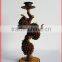 Classic polyresin candle holder,vintage candle holder for home decorations