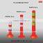 PVC Reflective Parking Lot Barrier Post