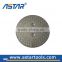 Electroplated Triangle Diamond Saw Blade Hot Pressed for cutting granite and marble