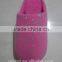 star printed clog pink slpper shoes for women