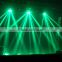 NEW!12pcs 12w 4in1 LEDs beam 360 rotation led football moving head stage lights moving head