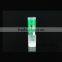 Clear Flip Top Cap Silver Hot Stamping Plastic Cosmetic Tubes