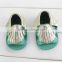 baby genuine leather moccasin shoes sandals