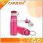 Fancy active filp 600ml sport straw water bottle