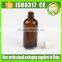 100ml amber glass essential oil bottle  China