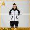 wholesale women full zip fleece hoodies for slim fit sports wear