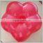 Christmas flower shape baloon promotional balloons