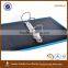 customize fabric folder with metal D ring binder