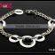High quality womens ceramic bracelet for ceramic rings & alloy chain