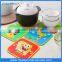 silicone coffee mat fashion design silicone cup mat