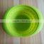Collapsible Silicone Folding Foldable Strainer / Colander with Handle Silicone Kitchen Accessories