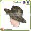 OEM fashion folding camo cotton custom wide brim bucket hat with string
