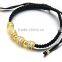 Fashion womens beaded rope bracelet High quality crystal bangle jewelry