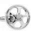 Novelty silver jewelry cooper steering wheel cufflinks