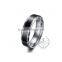 4-6MM Stainless steel mix color gun black ring fashion women ring wedding jewelry 6260493