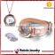 Weave Wrap Around Leather Bracelet Lady Woman Wrist Watch