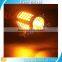 Car styling 2835 1156 66SMD LED High Power with lens Brake Parking Reverse Lights Fog Lamp amber Turn Signal Bulb DC12V