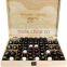 wooden essential oil spice box