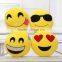 2015 new design emoji pillow, with polyester fiber filling