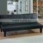 High quality china black leather futon wholesale sofabed