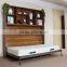 side mounted pull down bed system wall bed murphy bed machanism