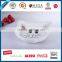 Pet Bowl Ceramic Cat Shape , Cute Cat Feeder for Kitty, Novelty Bowls