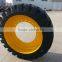 high quality front wheel loader steering parts 26.5-25 29.5-25 solid rubber otr wheels