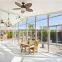 Aluminum profile glass balcony sunroom/greenroom/house/garden house/sunrooms