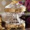 Royal Bronze Crystal Candy Can, Luxury Home Decorative Candy Jar (BF01-0213)