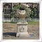 High quality classical polyresin pedestal garden planters and urns