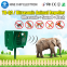 Outdoor solar PIR sensor flash light ultrasonic cat dog controller animal repeller