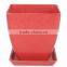 bamboo fiber flower pot