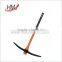 Farming and gardening tools forged pickaxe with fiberglass handle