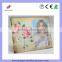 High Quality Big Flower Printed Picture Frame Moulding 4"x6"