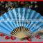 Chinese gift & craft fan made of nature bamboo