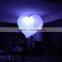 lighting product giant customized inflatable led lighting Heart-shaped for sale