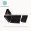 luxury black painted wooden necklace package box,square wooden necklace storagebox